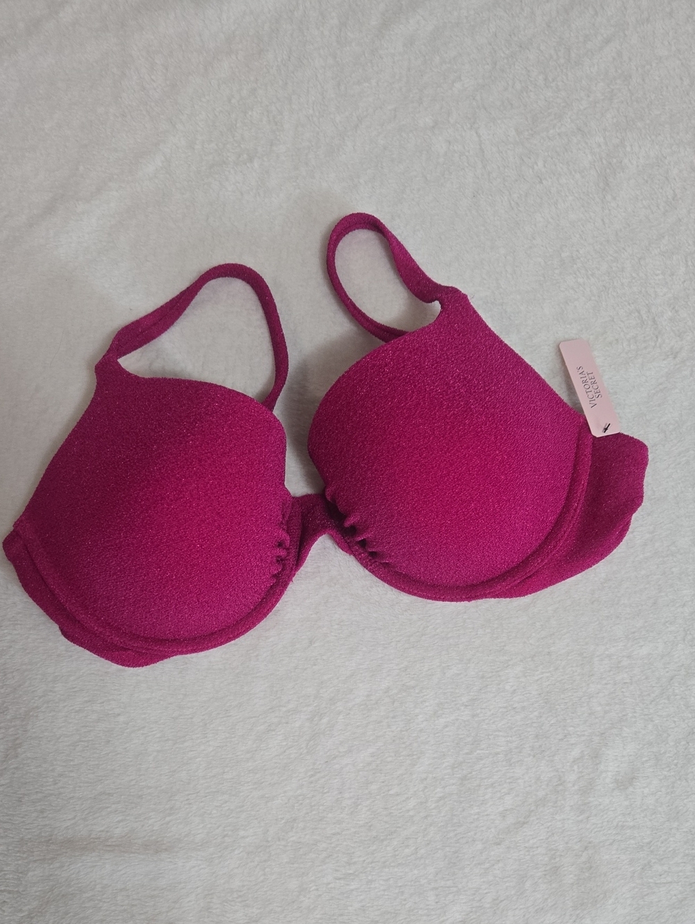 Victoria's Secret Magenta The ICON push-up Bikini Top